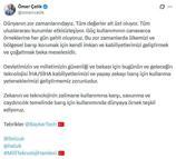 AK Parti'li Çelik: Zekanın ve teknolojinin barış için kullanımında örnek teşkil ediyoruz