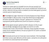 Bakan Bolat: 'Made in Europe' yaklaşımı önemli bir kazanım oldu