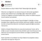 Bakan Fidan'dan, Bakan Gürlek'e ziyaret