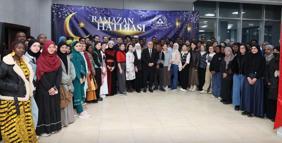 ERÜ’de öğrenim gören uluslararası öğrenciler iftarda buluştu