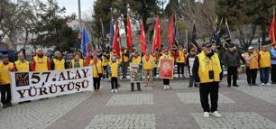 '57'nci Alay' korteji, Gelibolu’da