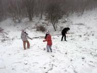 Tekirdağ'da Ganos Dağı'nda kar kalınlığı 10 santimetreye ulaştı