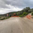 Hatay’da yağış nedeniyle yol çöktü