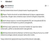 Bakan Gürlek: Bilirkişi sisteminde önemli iyileştirmeleri hayata geçirdik