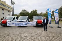 Yüreğir Belediyesi'nin filosuna 3 yeni araç daha katıldı