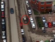 Denetimden kaçmak için aracıyla ters şeride giren sürücü dronla tespit edildi