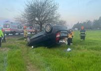 Takla atan otomobilin sürücüsü öldü