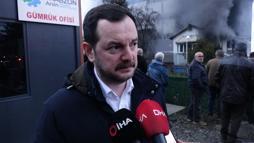 Trabzon'da fındık fabrikasında yangın (2)