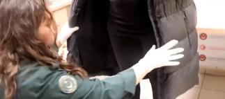 Kapıkule'de 2 yolcunun montunda 12 kilo uyuşturucu ele geçirildi