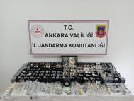 Ankara'da piyasaya kaçak saat sürmeye çalışan şüpheli yakalandı