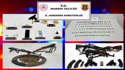 Mardin'de silah ve tarihi eser kaçakçılığı operasyonunda 6 gözaltı