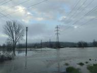 Çanakkale'de Kocabaş Çayı taştı; tarım arazileri sular altında kaldı