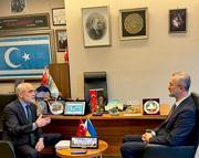 Cumhurbaşkanı Başdanışmanı Topçu, Ukrayna Büyükelçisi Celal ile görüştü