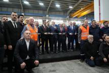 Sanayi ve Teknoloji Bakanı Mehmet Fatih Kacır, Kocaeli'de alüminyum üretim hattı açılış törenine katıldı