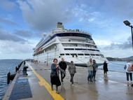 Bodrum’a sezonun ilk kruvaziyeri 909 turist getirdi