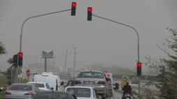 Kilis’te toz taşınımı etkili oldu