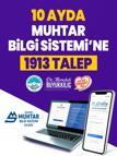 Muhtar Bilgi Sistemi’nde 10 ayda 1913 talep oluşturuldu