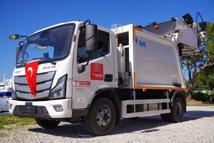 Ayvalık Belediyesi, yeni çöp kamyonuyla filosunu genişletti