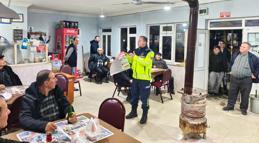 Edirne’de jandarmadan sürücülere trafik eğitimi