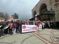 Edirne’de Filistin’e Destek Platformu’ndan Sumud filosuna tam destek