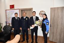 Kaymakam Soylu'ya polislerden ziyaret