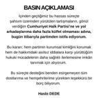 Hasbi Dede, CHP'den ihraç edildi (2)