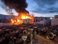 Kapadokya’da konteynerda yangın