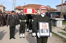 Kıbrıs gazisi askeri törenle uğurlandı