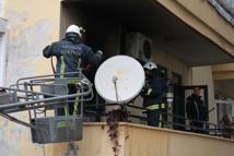 Apartman dairesinde yangın çıktı