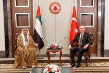 TBMM Başkanı Kurtulmuş, BAE Federal Ulusal Konseyi Başkanı Ghobash ile görüştü