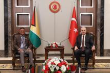 TBMM Başkanı Kurtulmuş, Guyana, Nijer ve Zambiya Meclis Başkanları ile görüştü