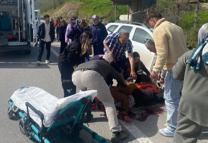 Otobüsten inip, yolun karşısına geçmeye çalışan yayaya cip çarptı