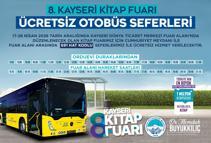 Başkan Büyükkılıç'tan Kitap Fuarı’na ücretsiz ulaşım desteği