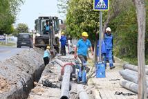 Kuşadası'nda içme suyu yenileme hattı çalışması başlatıldı