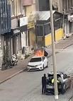 Osmaniye’de park halindeki otomobil yandı