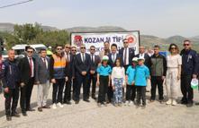 Kozan'da bin 500 fidan, toprakla buluştu