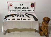Bingöl'de silah ve mühimmat ele geçirildi