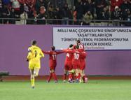 A Milli Kadın Futbol Takımı, Sinop’ta İsviçre ile berabere kaldı