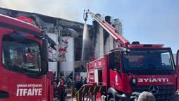 Ankara'da boya fabrikasında yangın (2)