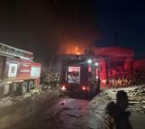 Edirne'de kereste fabrikasında yangın