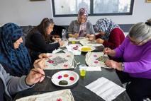 Litvanya’dan gelen katılımcılardan Aktif Yaş Al Merkezi’ne ziyaret