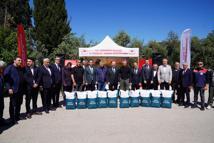 Osmaniye’de çiftçilere hibeli soya tohumu dağıtıldı