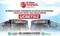Tekirdağ’da 23 Nisan’da ulaşım ücretsiz