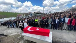 Rahatsızlanıp yaşamını yitiren jandarma, son yolculuğuna uğurlandı