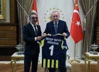 Cumhurbaşkanı Erdoğan, iş insanı Ulukaya'yı kabul etti