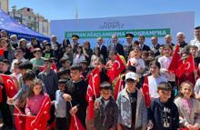 Gaziantep’te öğrenciler 23 Nisan’da fidan dikti