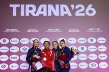 Nesrin Baş’tan Avrupa Güreş Şampiyonası’nda altın madalya / Ek fotoğraflar