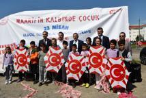 Çorlu'da öğrenciler uçurtma şenliğinde buluştu