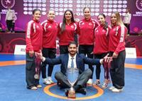 Kadın Güreş Milli Takımı, 122 puanla Avrupa ikincisi oldu