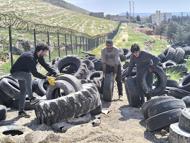 Mardin’de 100 ton atık lastik geri dönüşüme kazandırıldı